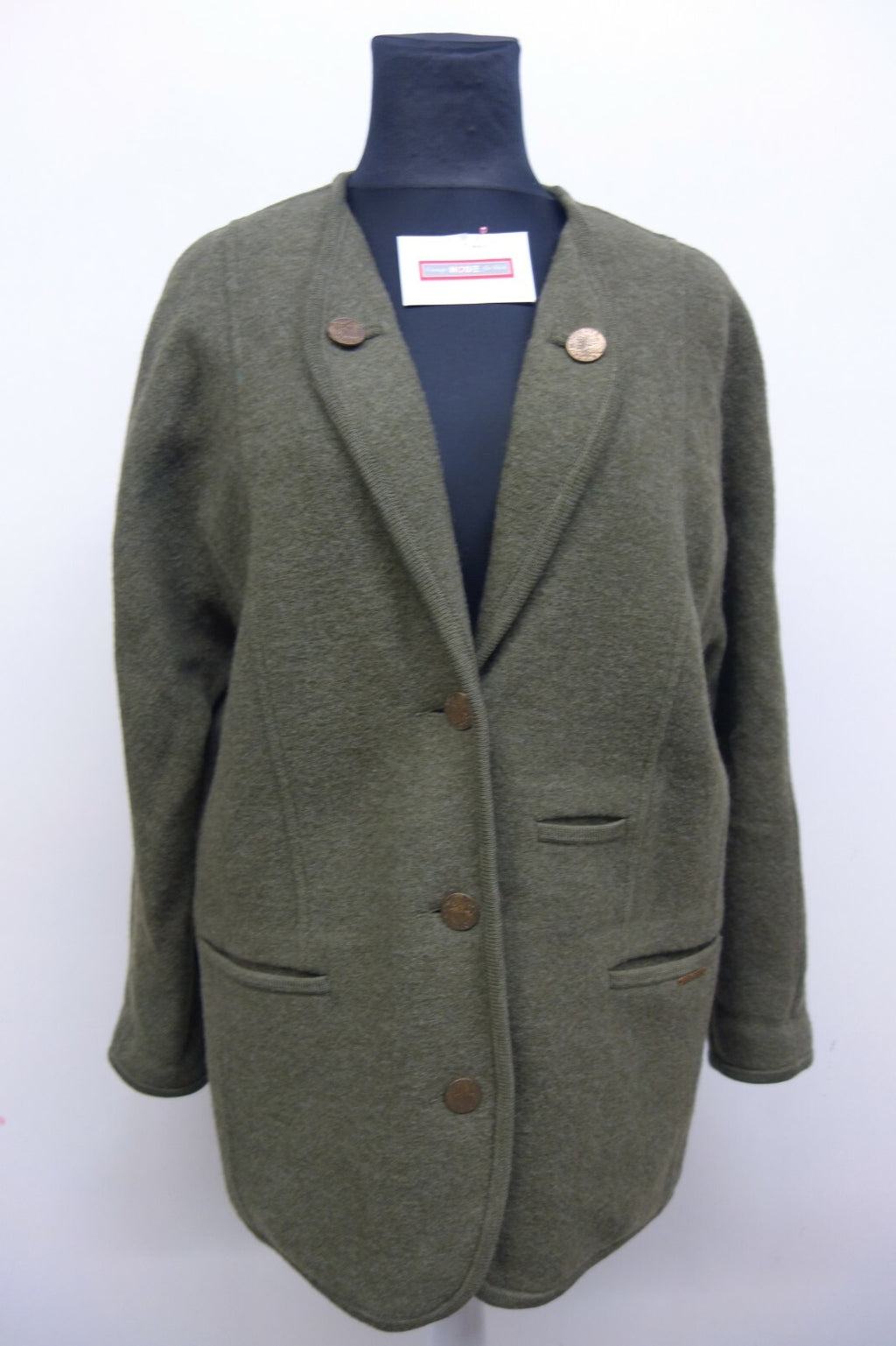 EK1422 Damen Filzjacke von Geiger, grün, Gr. 420