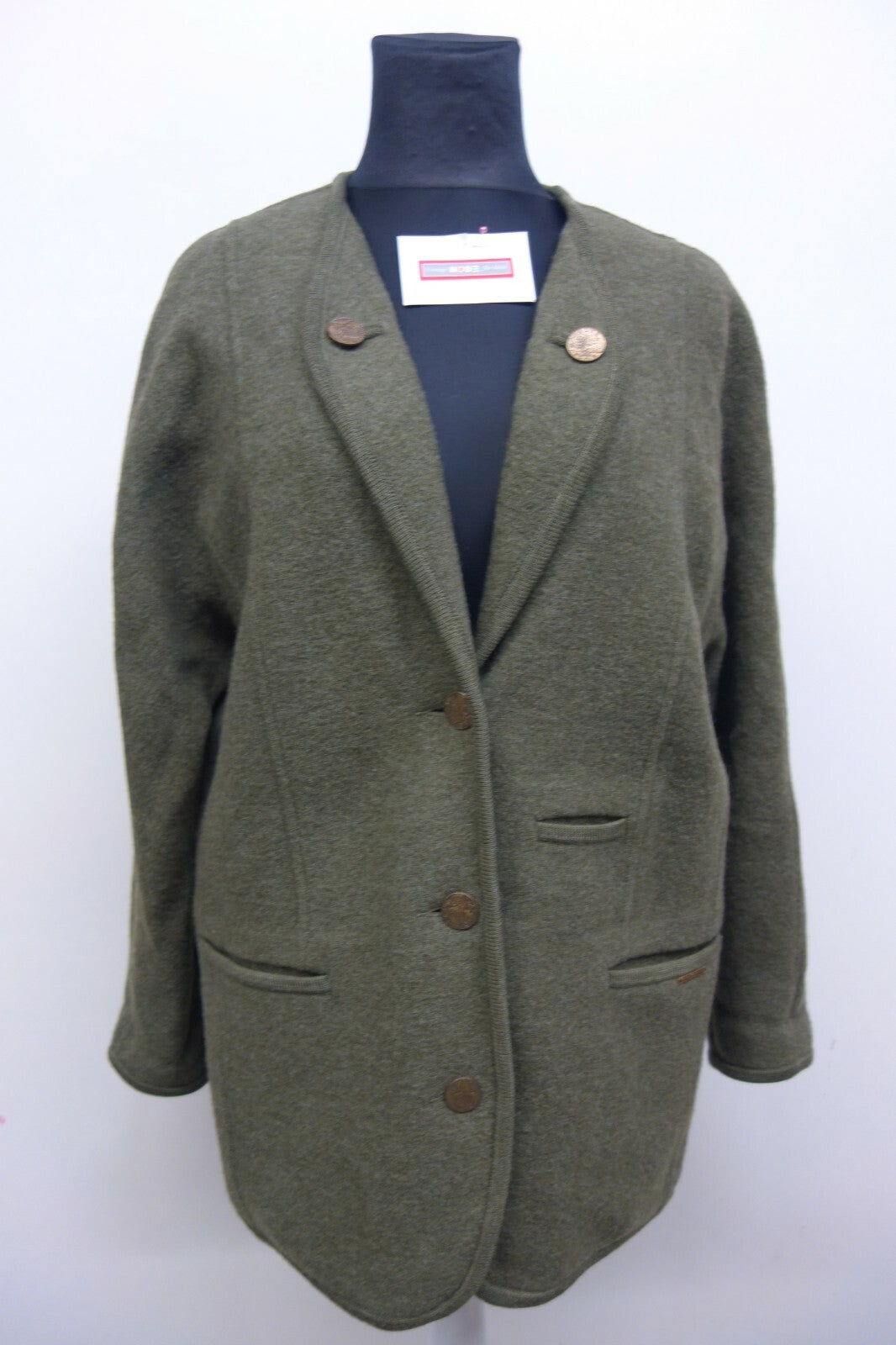 EK1422 Damen Filzjacke von Geiger, grün, Gr. 420