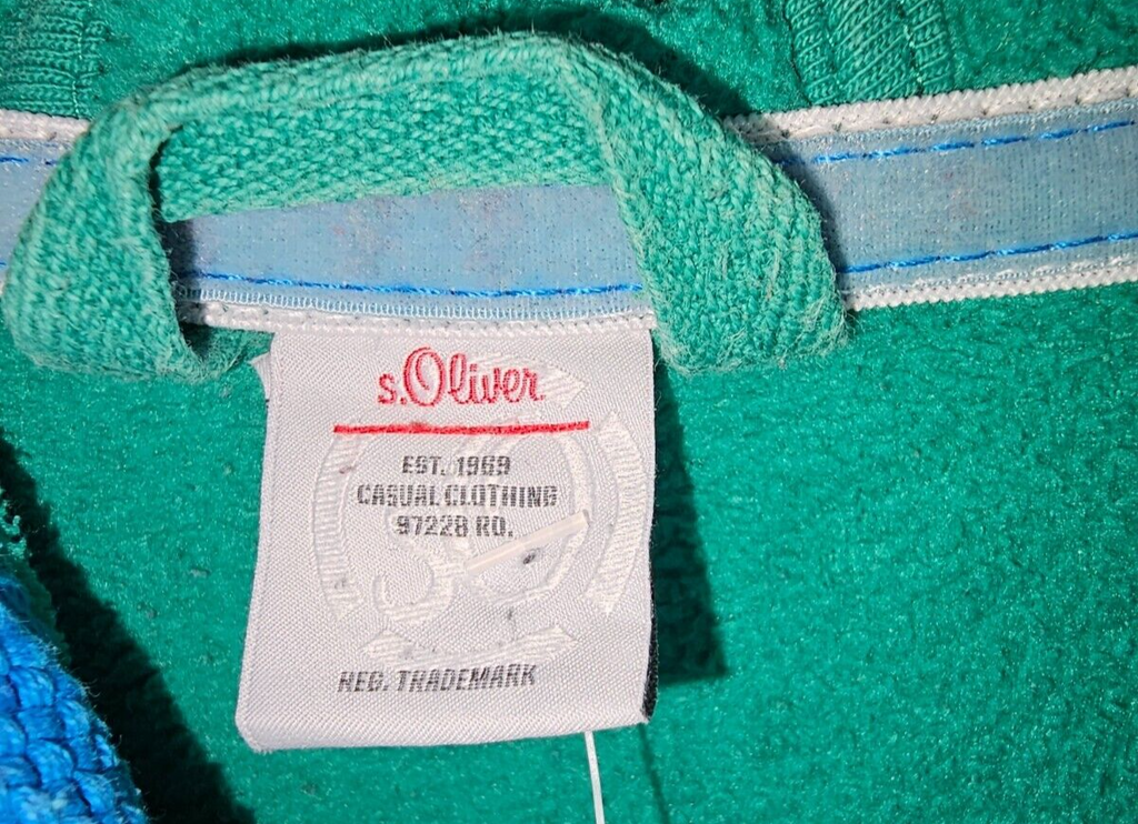 EK2206 Jungen Strickjacke von s.Oliver, grün, Gr.1642