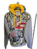 EK 1542 Ambitionfly Herren Kapuzenpullover XXL mit gelber Kapuze0