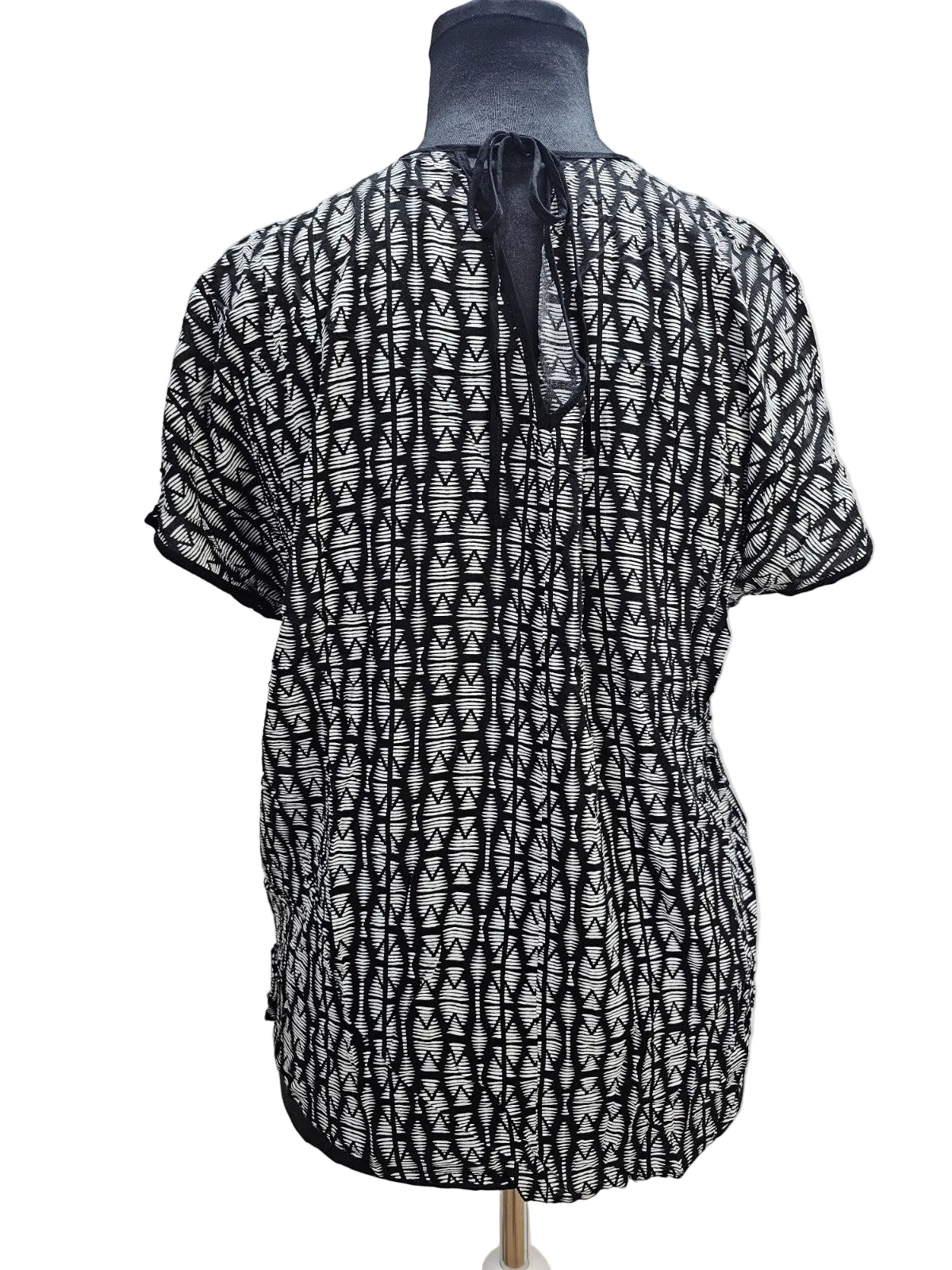 EK4431 Damen Bluse von Yessica, schwarz-weiß, Gr.463