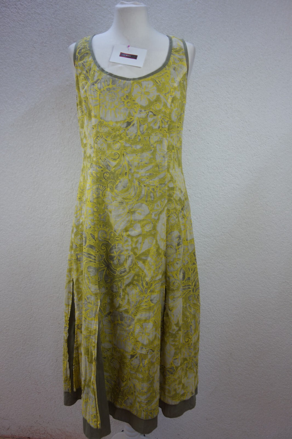 EK0552 Damen Kleid von Betty Barclay, gelb perlbeige gemustert, Gr.380