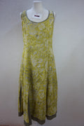 EK0552 Damen Kleid von Betty Barclay, gelb perlbeige gemustert, Gr.380