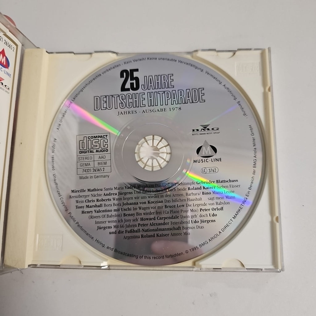 EB3140 25 Jahre Deutsche Hitparade 1978 / CD gebraucht gut1