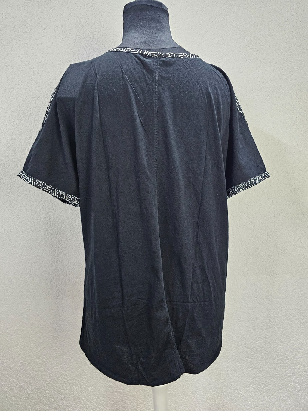 EK4990 Damen Bluse, schwarz-weiß, Gr.XXL3
