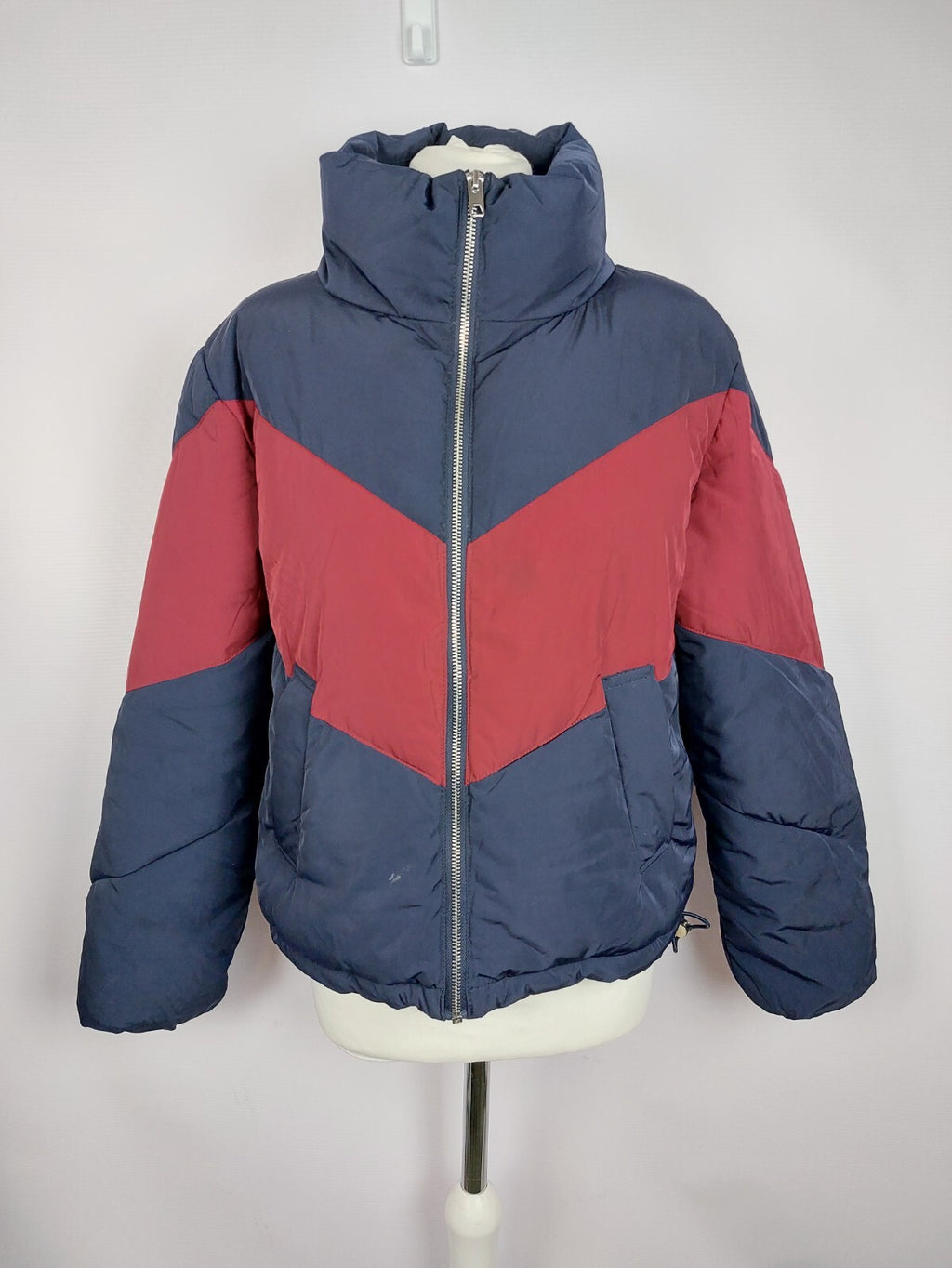 EK3015 Damen Winterjacke von Divided, blau/rot, Gr. XS0