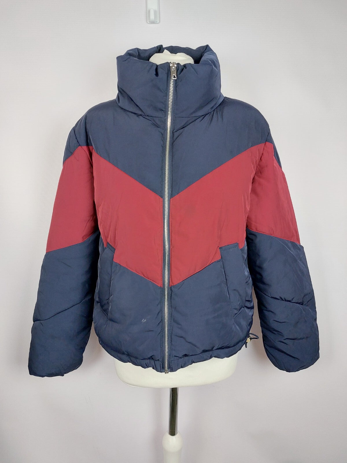 EK3015 Damen Winterjacke von Divided, blau/rot, Gr. XS0