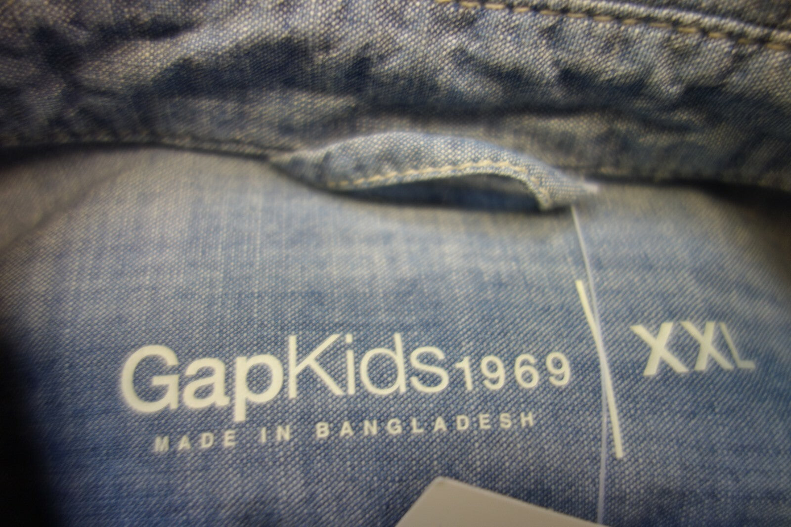 EK1529 Kinder Jeanshemd von GapKids, blau, XXL/1646