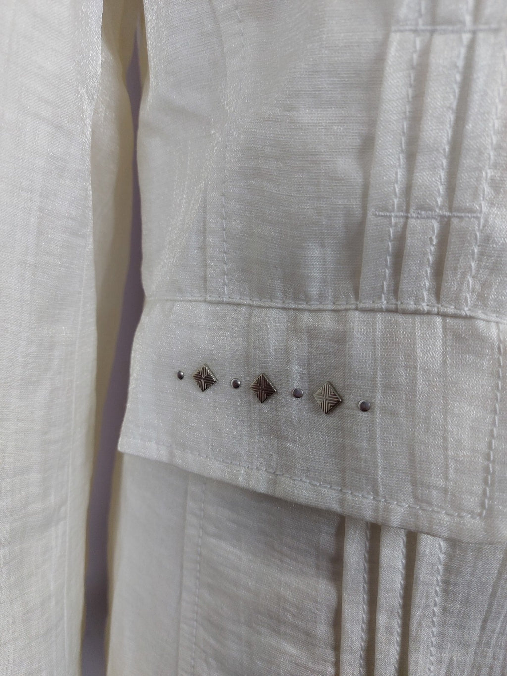 EK4980 Damen Blazer von Bexleys, glitzernd weiß, Gr. 383