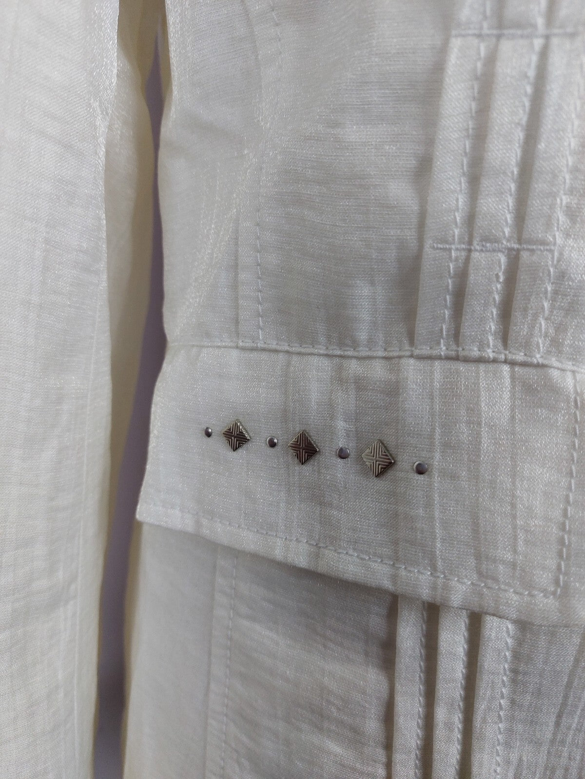 EK4980 Damen Blazer von Bexleys, glitzernd weiß, Gr. 383