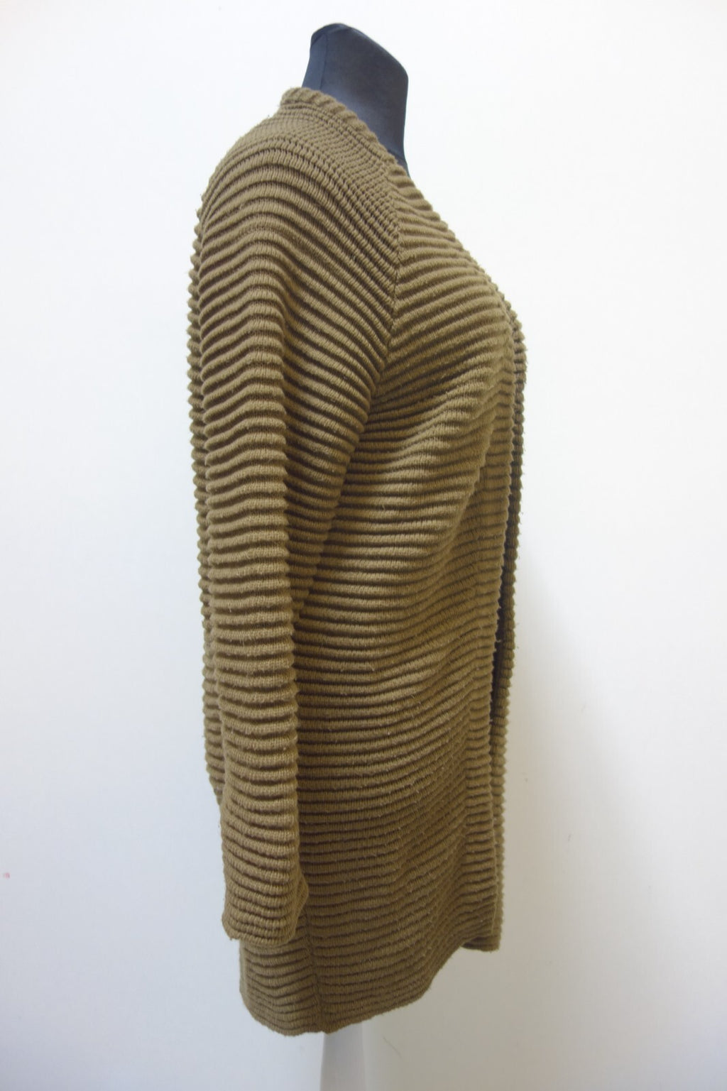 EK3488 Damen Strickjacke von Monki, olivgrün, Gr. L2
