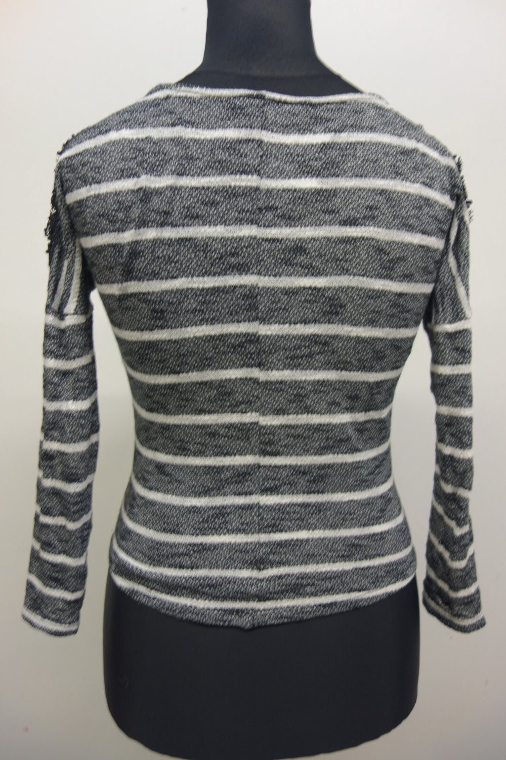 EK2358 Damen Langarmshirt von promod, schwarz-weiß, Gr. 343