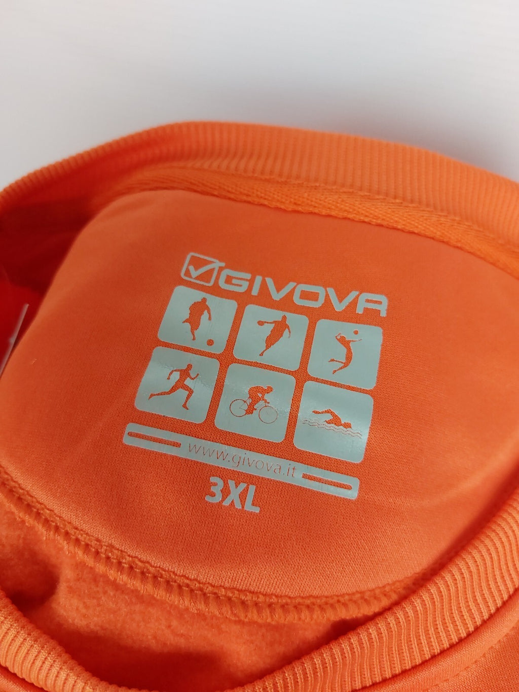 EK4668 Herren Sport Pullover von Givova, orange, Gr. 3XL6