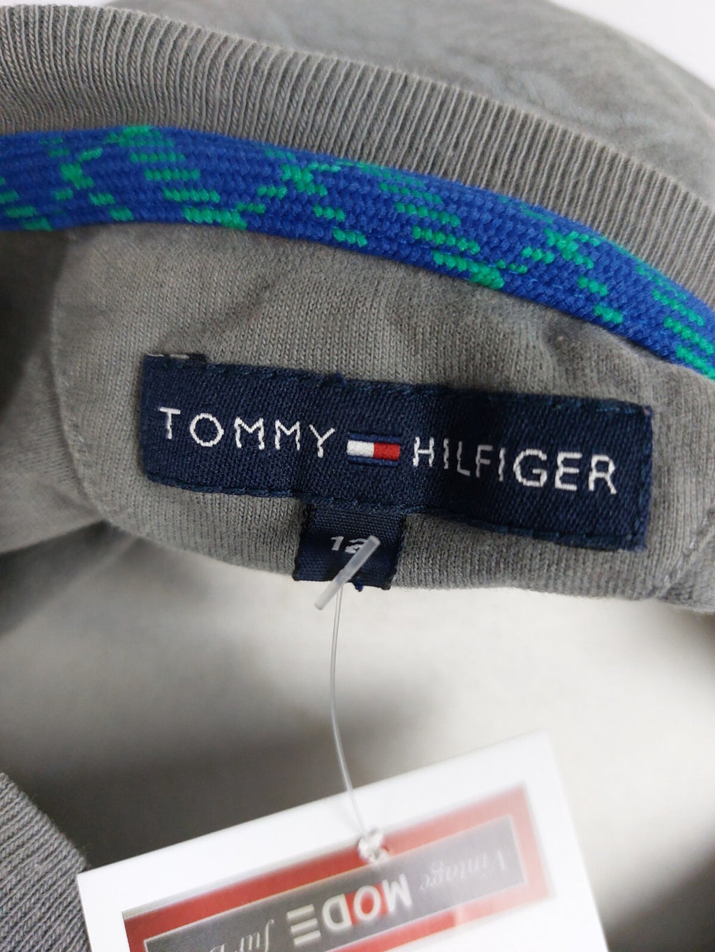 EK4444 Mädchen Langarmshirt von Tommy Hilfiger, grau, Gr. 1526