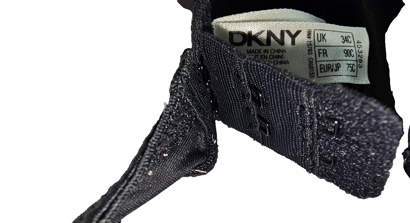 EK7596 Damen BH von DKNY, schwarz, Gr.75C3