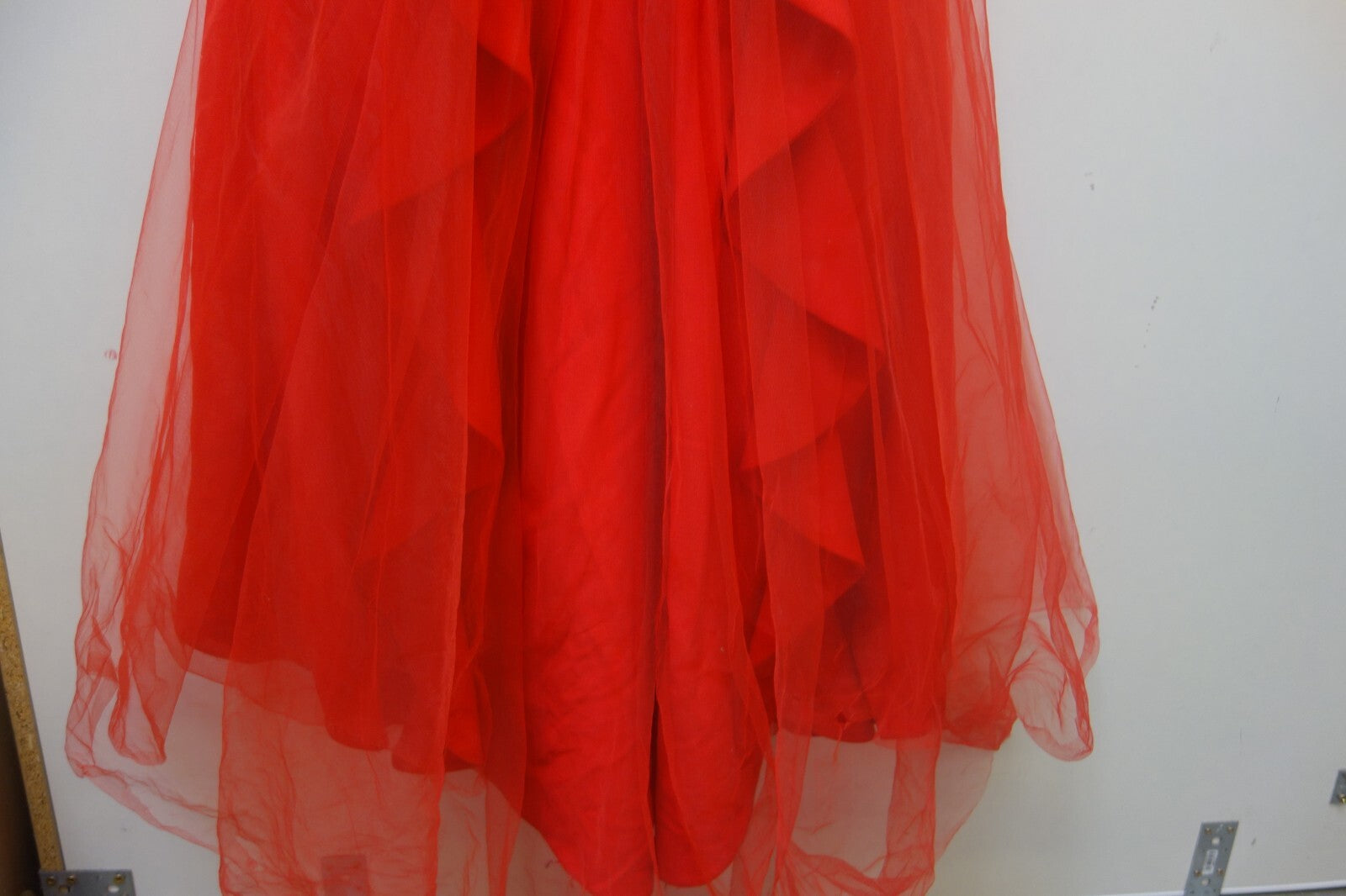 EK2332 Damen Kleid von Dayi Butik, Gr. 40 rot5