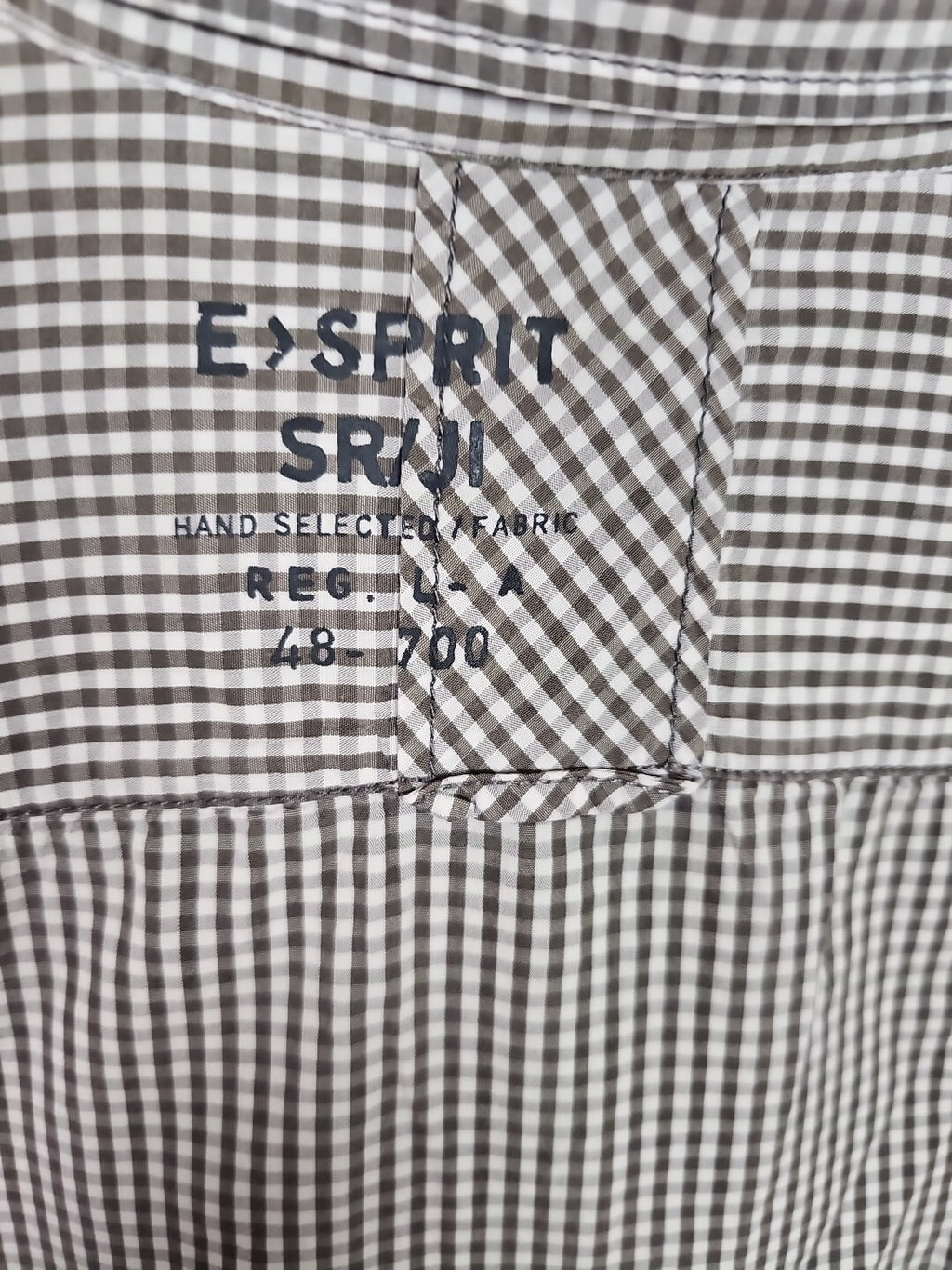 EK 991 Herrenhemd ESPRIT Gr L Karriert3