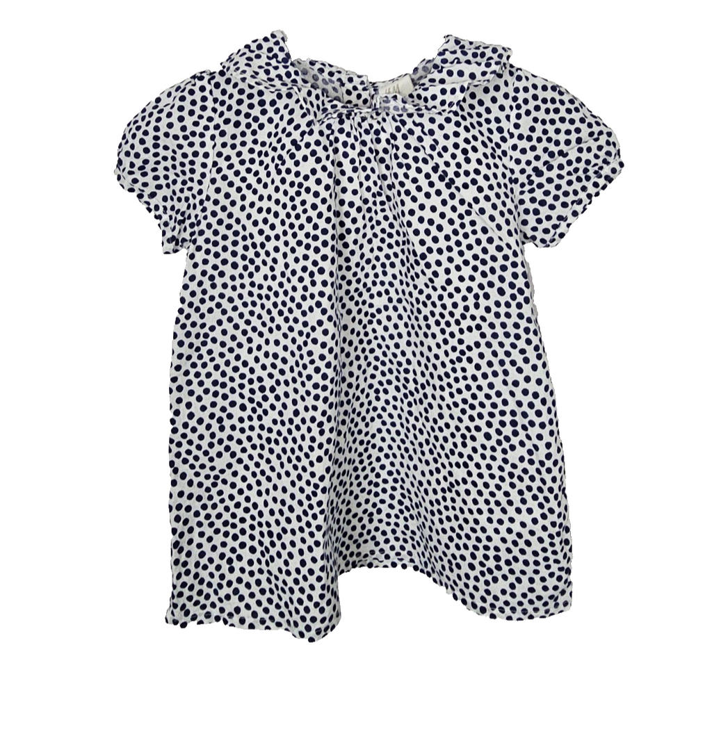 EK8578 Mädchen Bluse von H&M,  Blau/Weiß,  Gr.922