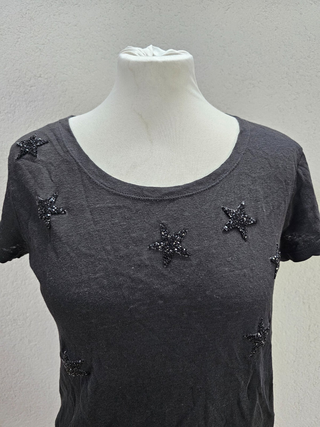 EK5477 Damen T-Shirt von Zara, schwarz, gr. M1