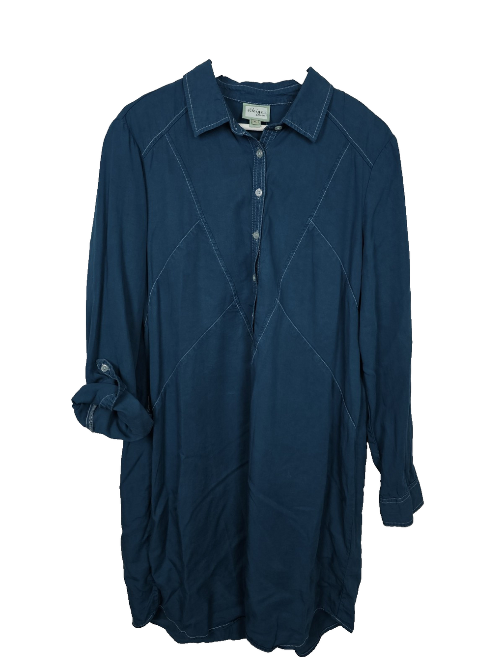 EK7267 Damen Kleid von Beige by eci, Türkis, Gr.XL0