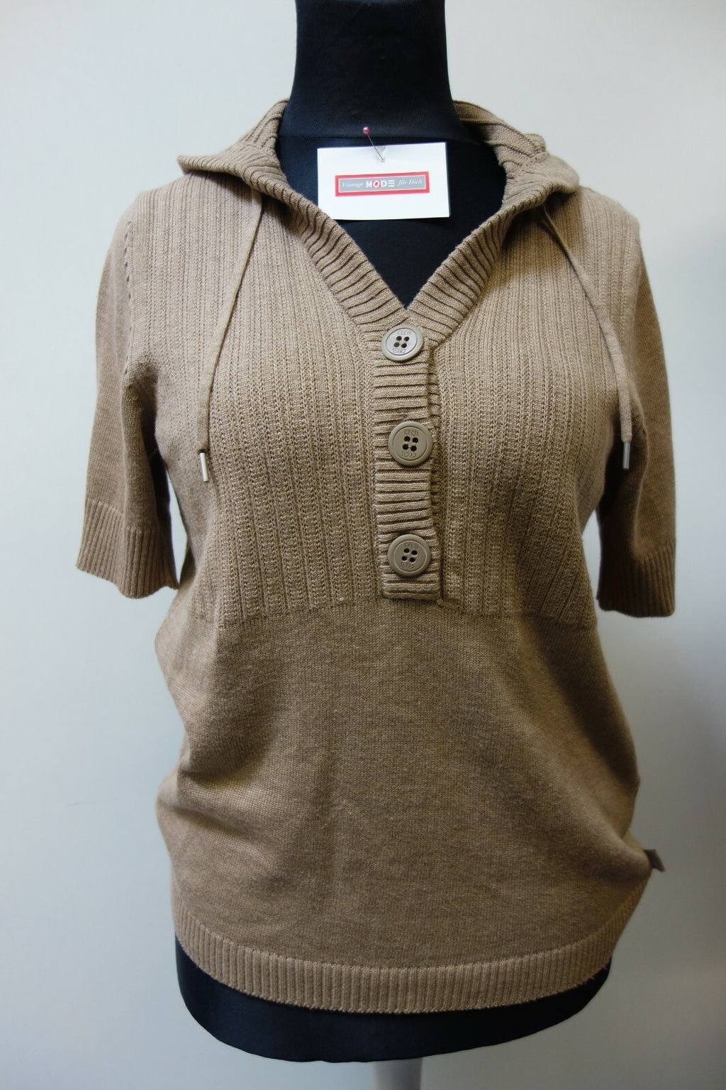 EK0350 Damen Strickoberteil von Cecil, hellbraun, L0