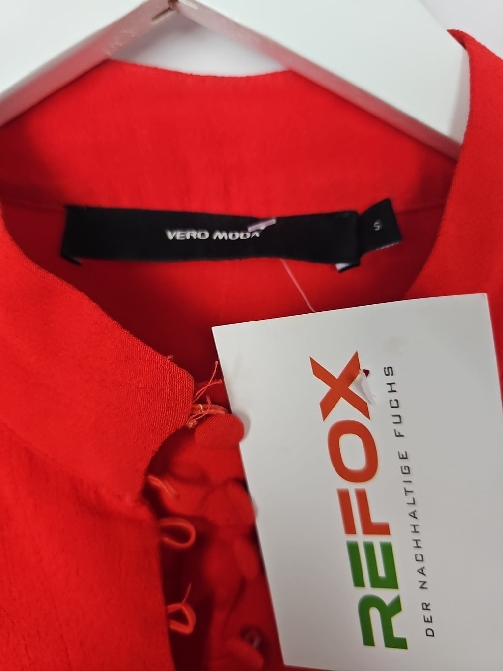 EK8602 Damen Bluse Vero Moda Gr.s Rot1