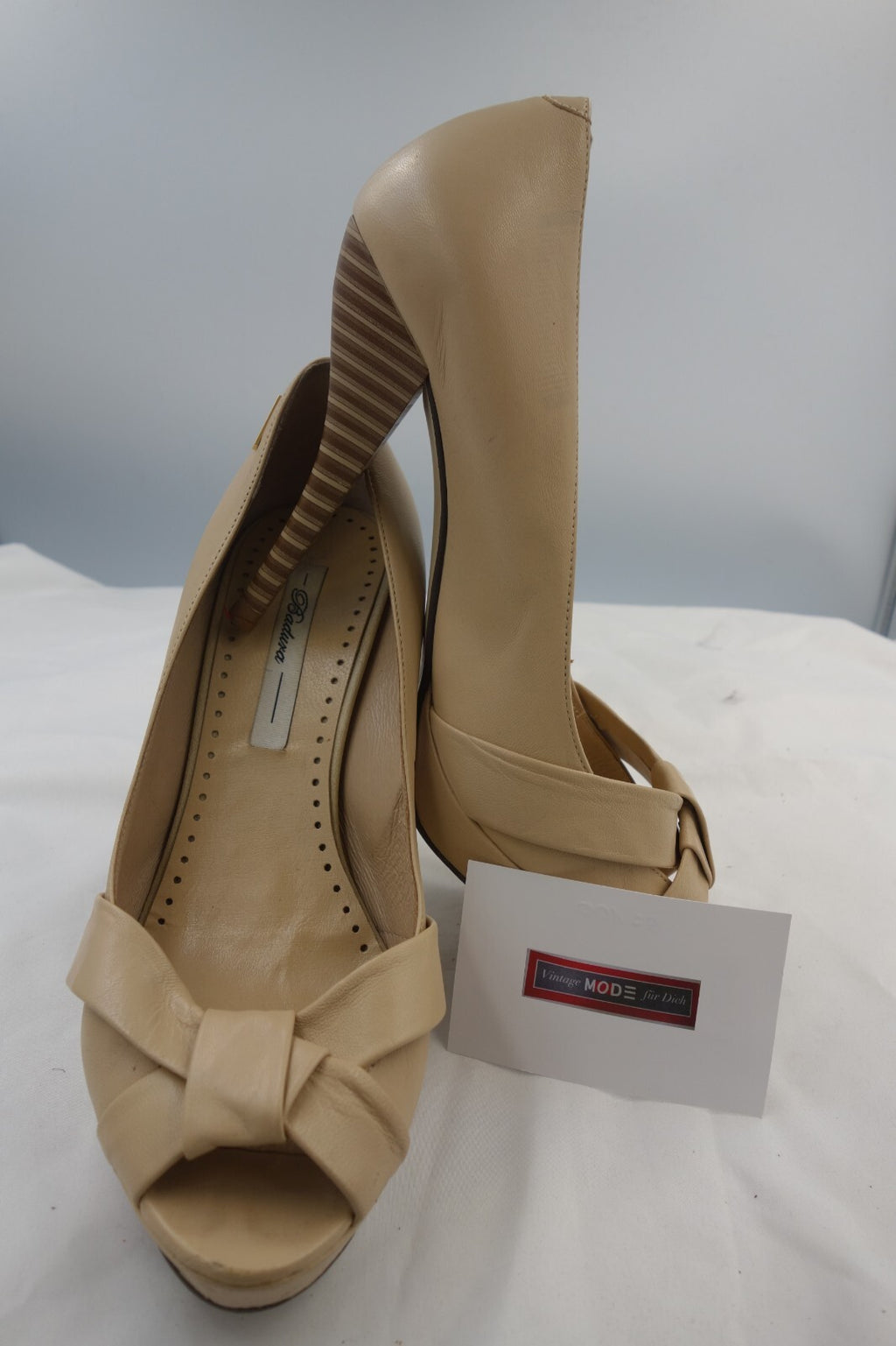 ES0100 Damen Sandalen von Badura, beige, Gr. 30