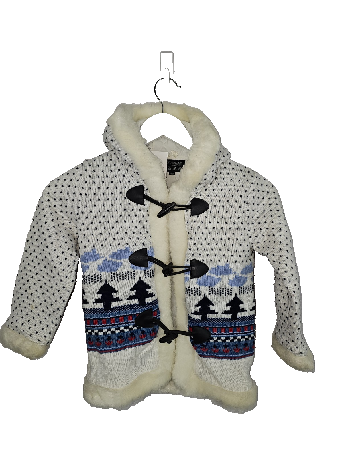 EK7835 Mädchen Jacke, weiß, Gr.1100