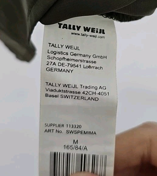 EK114 Damen T-Shirt Tally Weijl Gr.M Grün2