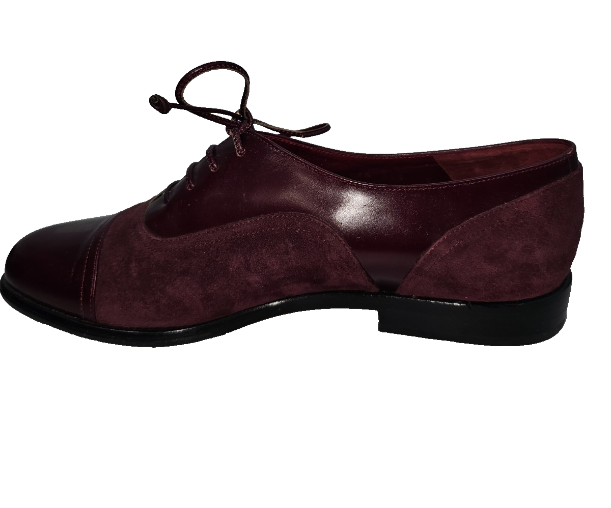 ES740 Damen Schuhe von Studio Andrea, Weinrot, Gr. 36½5