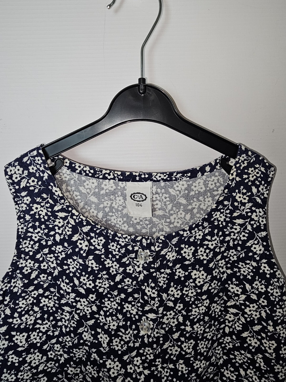 EK6321 Mädchen Kleid von C&A, Blau, Gr.1041