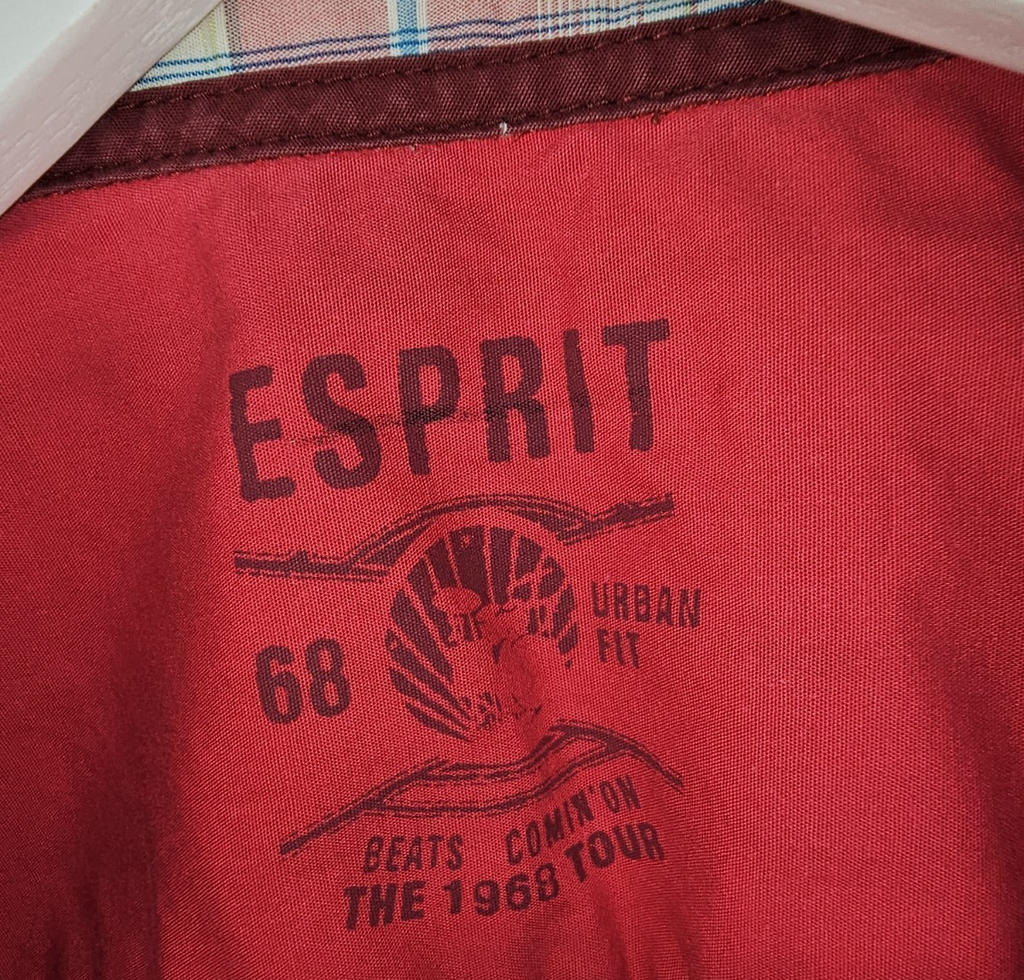 EK7598 Herren Hemd von Esprit, rot, Gr.M1