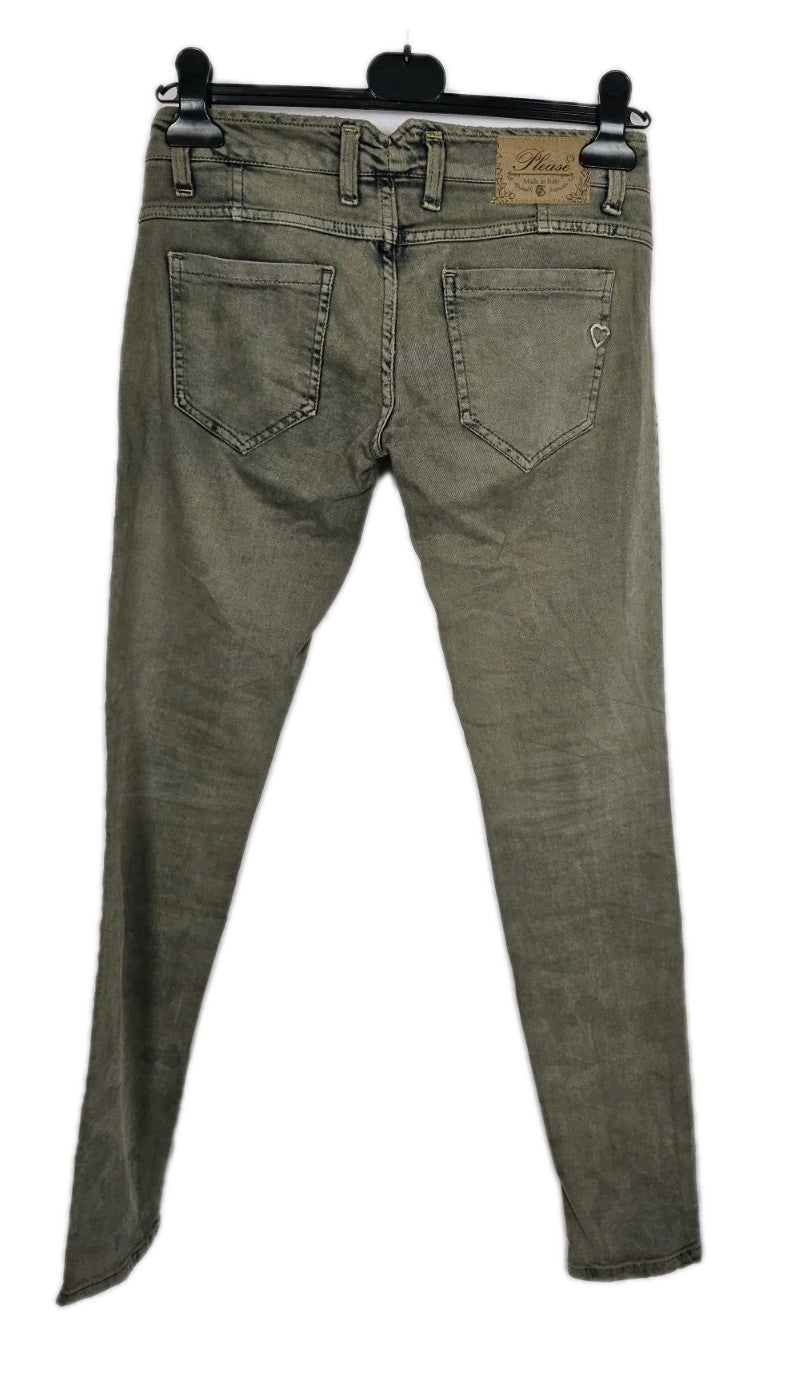 EK9596 Damen Jeans von Please, Grau, Gr. S4