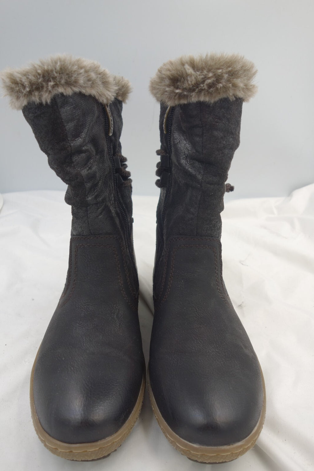 ES0644 Damen Stiefel von Relife, braun, gefüttert, Gr. 361