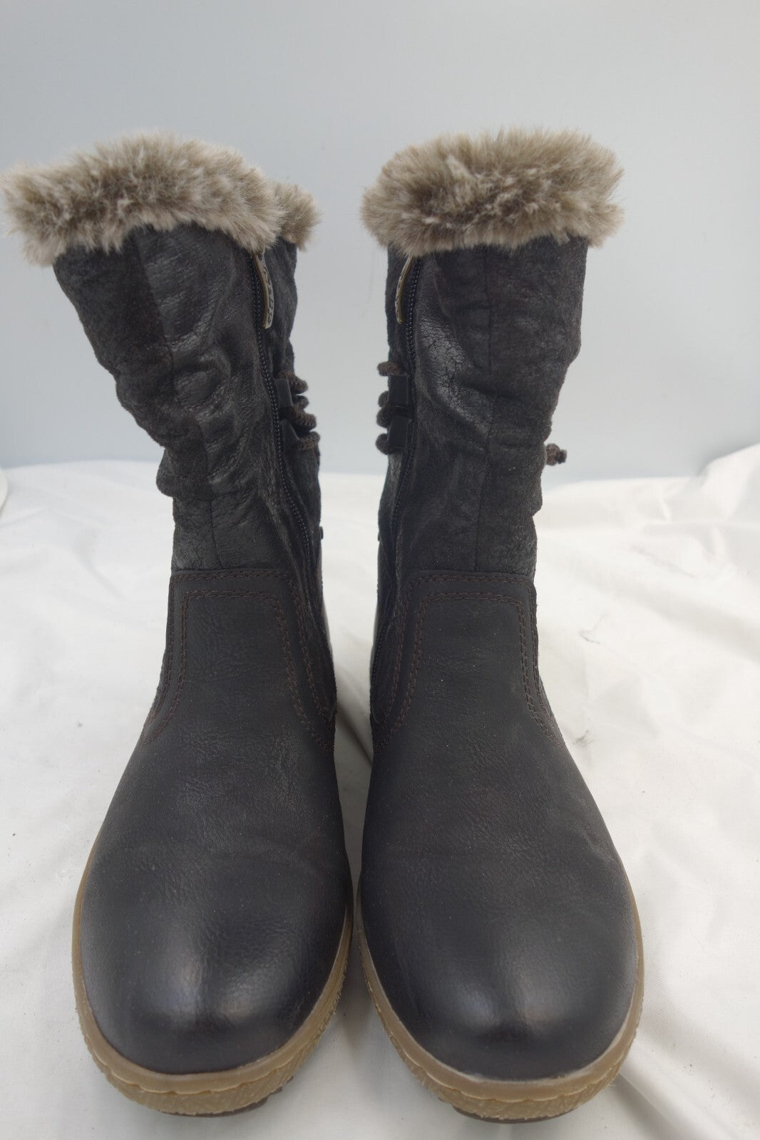 ES0644 Damen Stiefel von Relife, braun, gefüttert, Gr. 361
