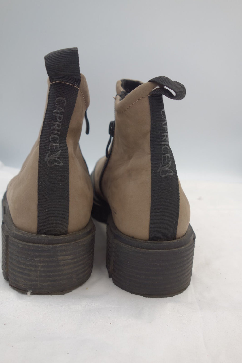 ES0037 Damen Stiefeletten von Caprice, beigebraun, Gr. 363