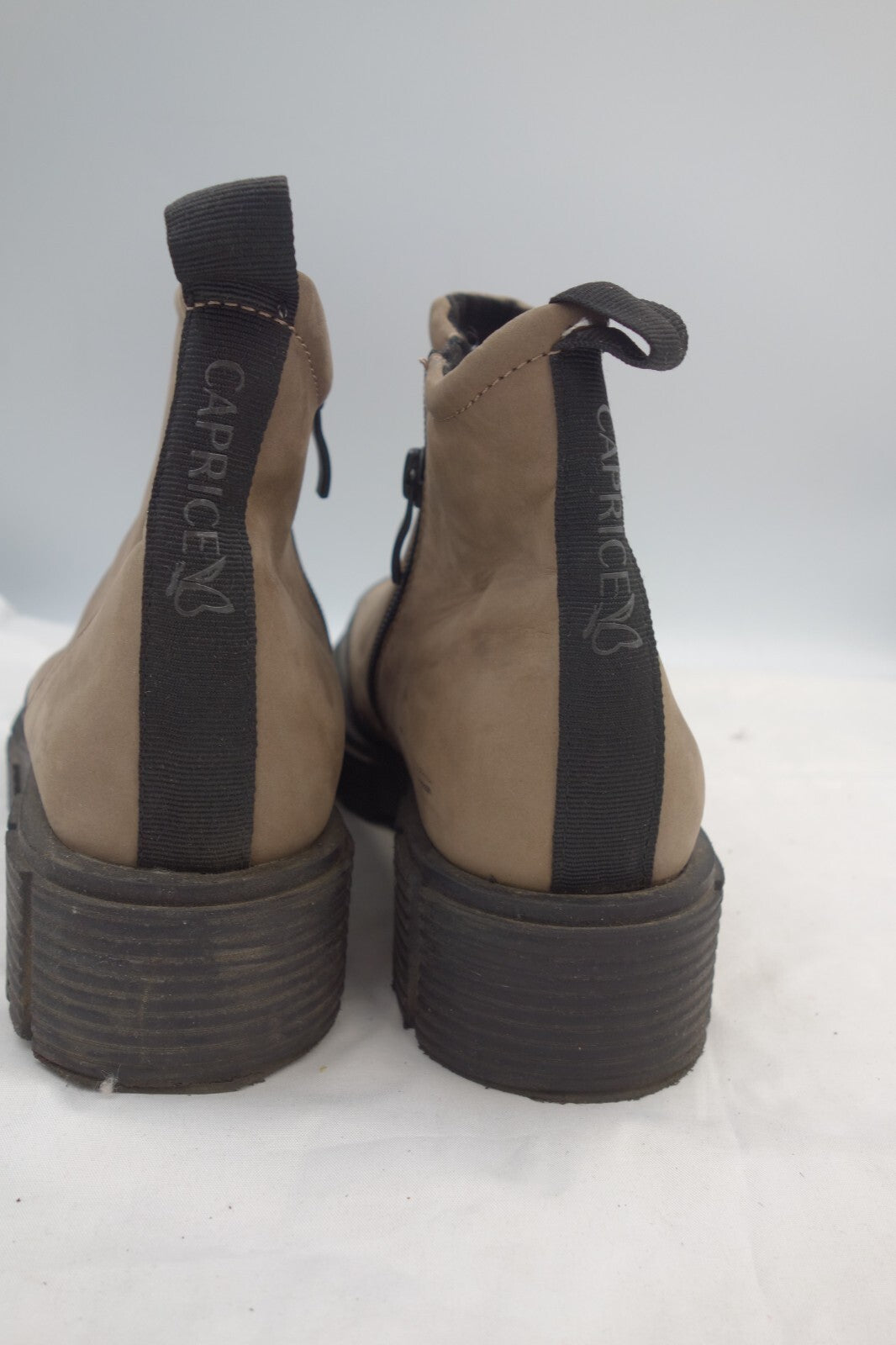 ES0037 Damen Stiefeletten von Caprice, beigebraun, Gr. 363