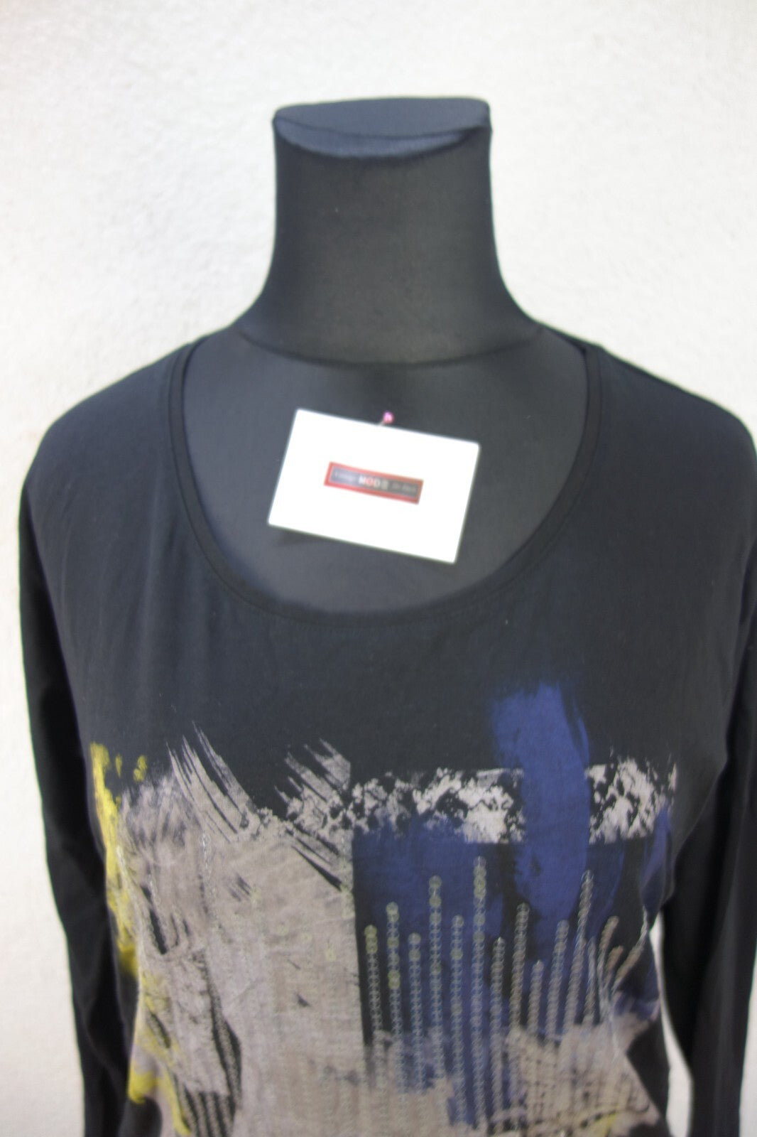 EK1572 Damen Langarmshirt von Taifun, schwarz, Gr. XL1