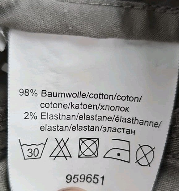 EK9796 Damen Hose Heine Gr.42 Grau3
