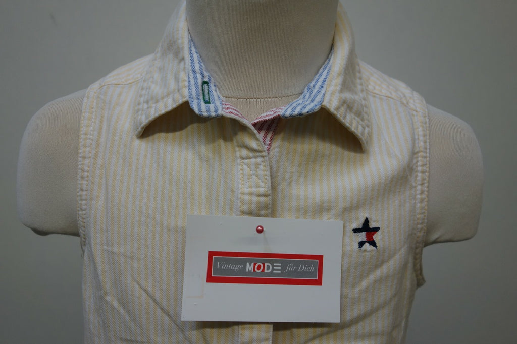 EK0657 Mädchen Kleid von Tommy Hilfiger, gelb, Gr. 6 (116)1