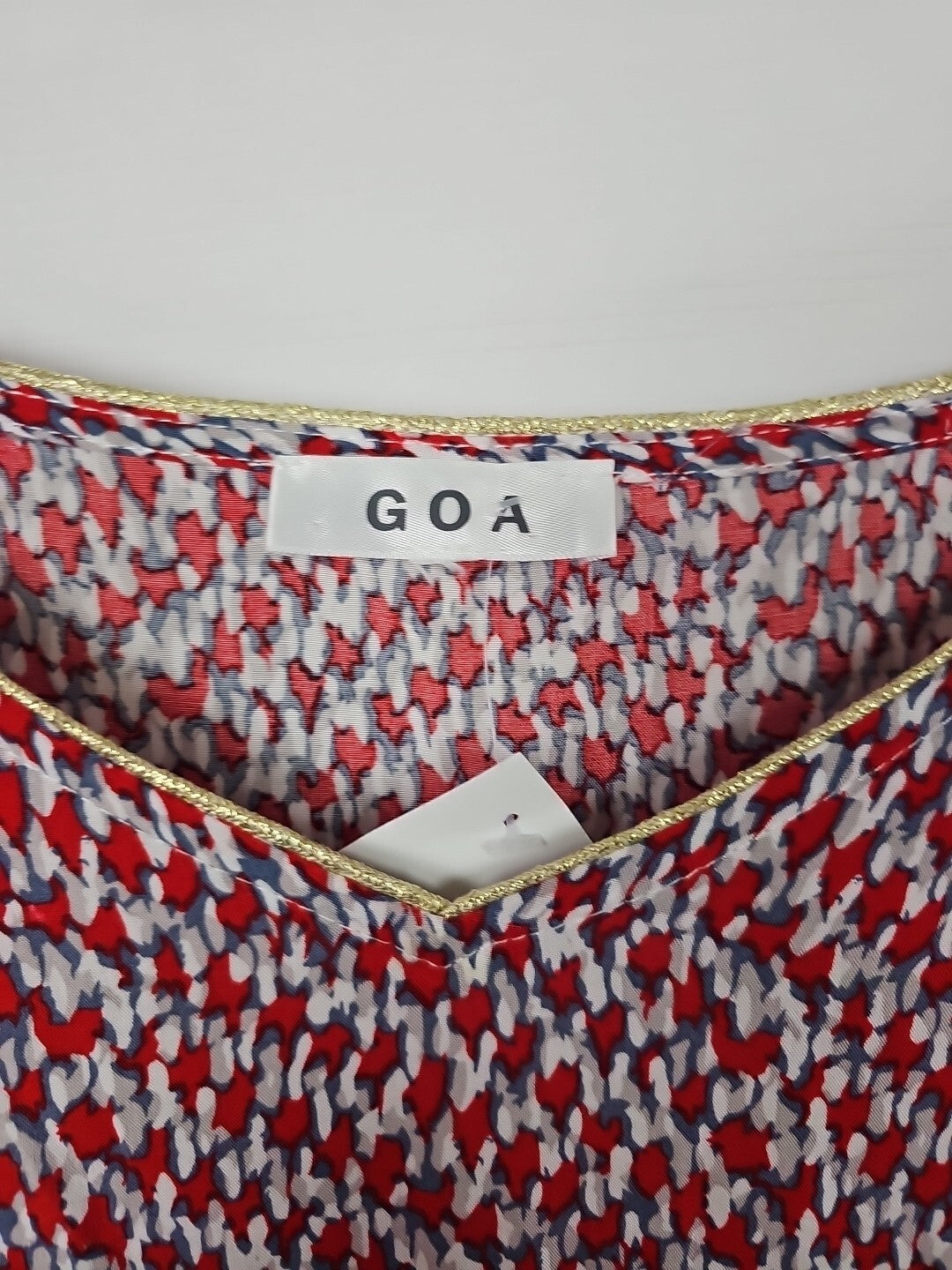 EK1002 Damen Bluse von GOA, Rot, Gr.L2