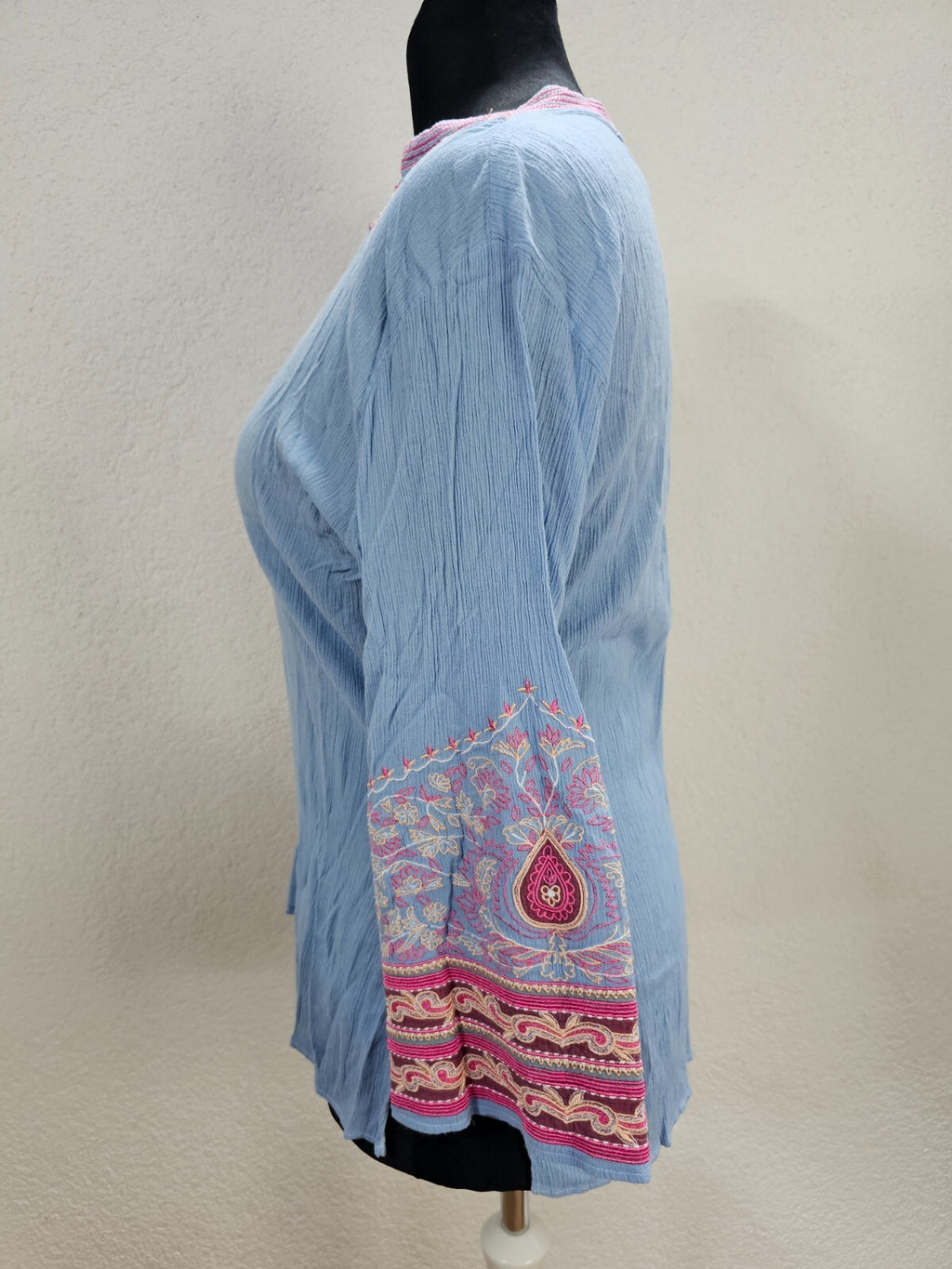 EK6074 Damen Bluse von Satsu, blau, Gr. L2