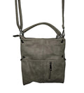 EK9942 Damen Tasche, beige, Mittelgroße Umhängetasche0