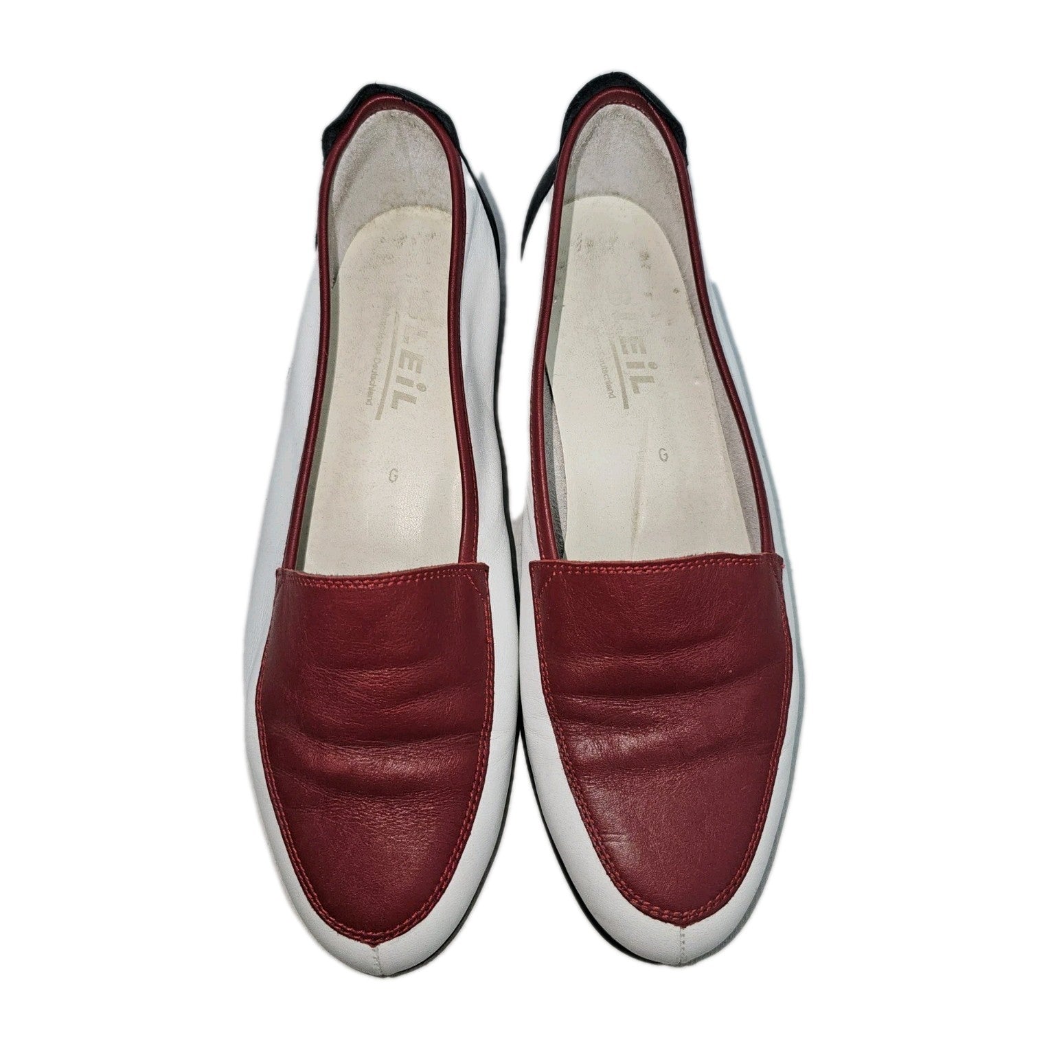 ES806 Damen Slipper von Bleil, rot-weiß, Gr.37 (23cm)1