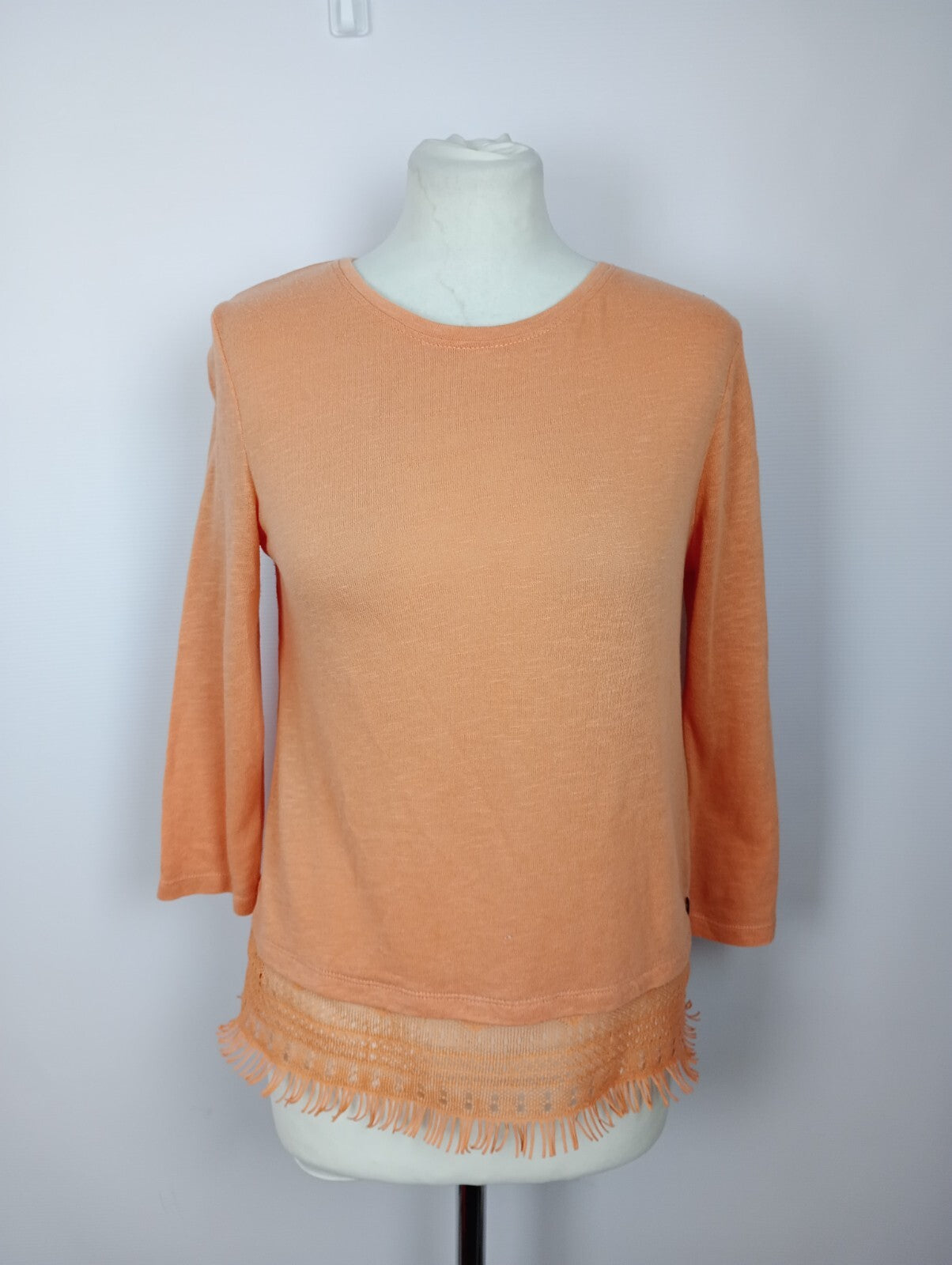 EK0379 Damen Shirt von Tom Tailor, pastellorange, Gr. XS0