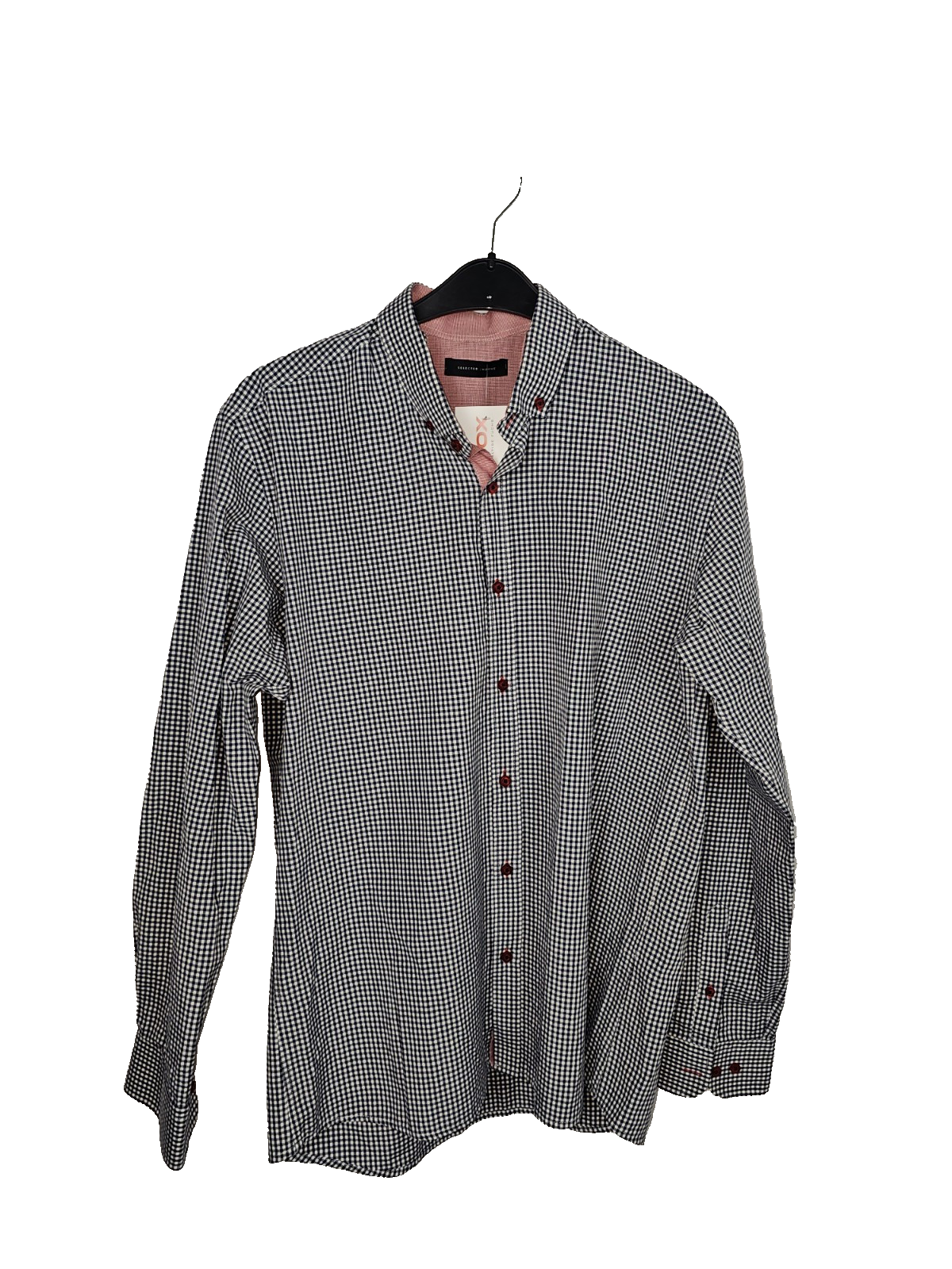 EK7477 Herren Hemd von Selected, Blau Karriert, Gr.XXL0