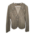 EK10489 Damen Strickjacke von Yest, braun, Gr.M0