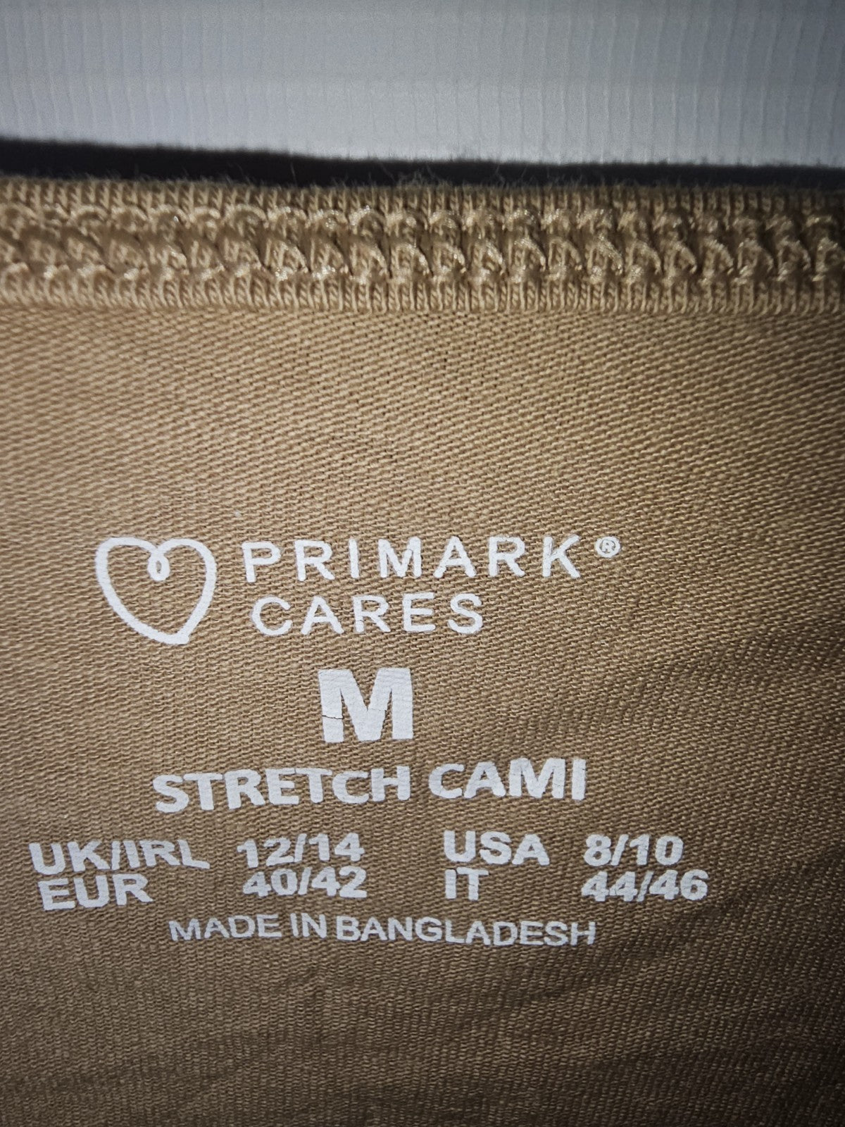 EK11067 Damen Trägershirt von Primark, braun, Gr.M1