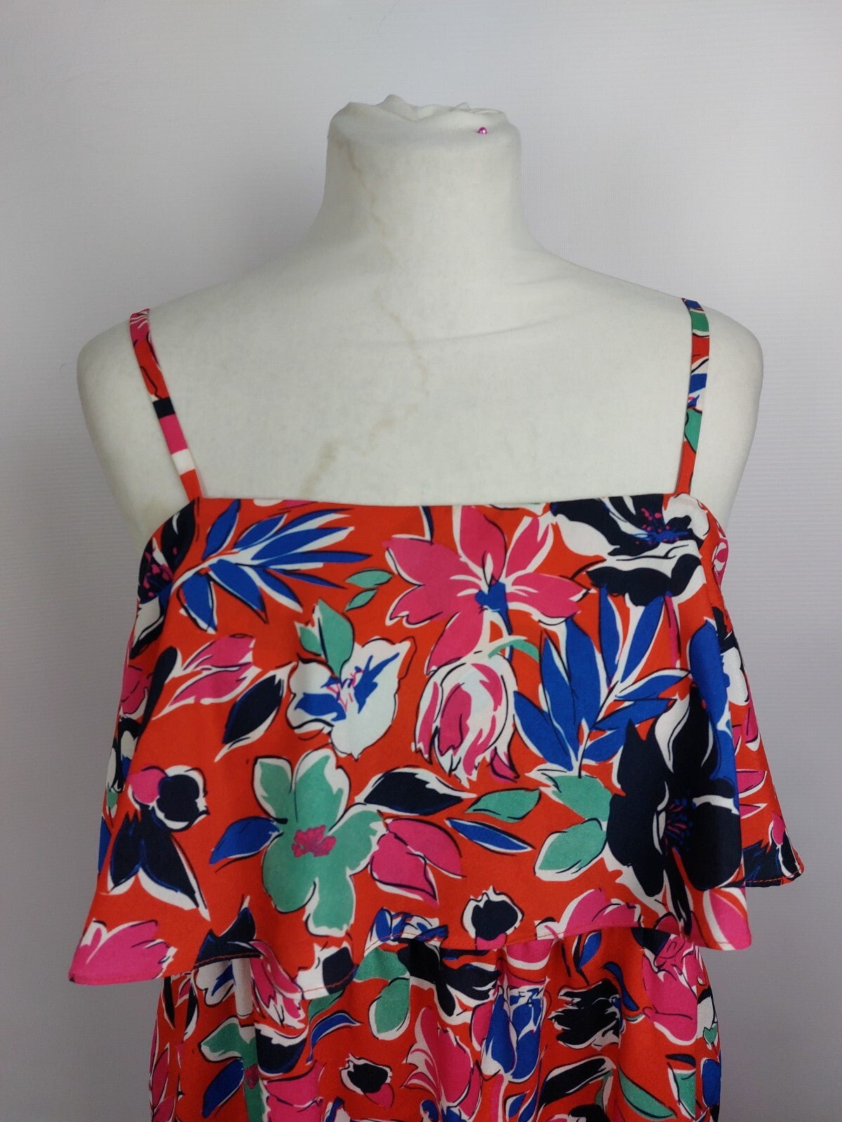 EK4650 Damen Kleid von MJ Queen, rot, Gr.M1