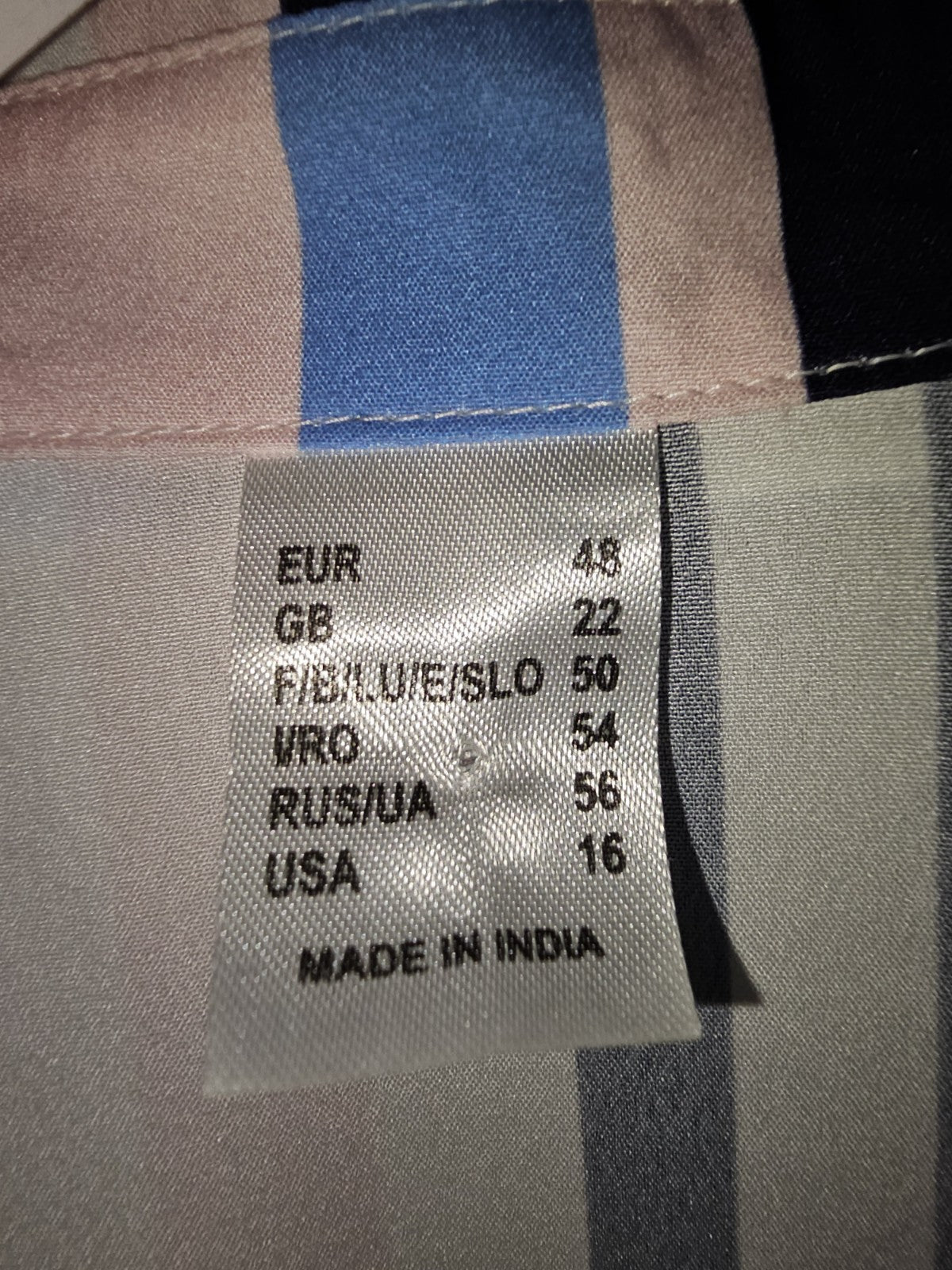 EK10964 Damen Bluse von AproductZ, rosa-blau, Gr.482